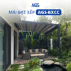 Mái bạt xếp cao cấp AGS BXCC